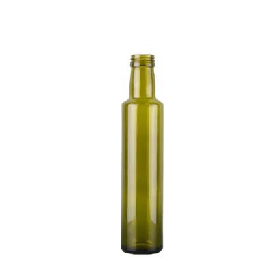 Antique green 250 ml dorica glass olive oil bottle