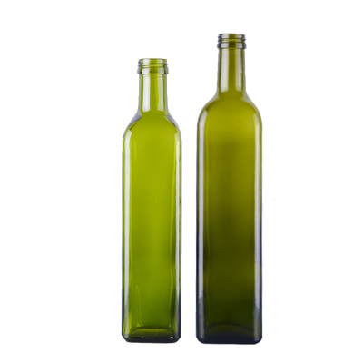 250ml/500ml/750ml Marasca with leakproof cap bouteille en verre huile