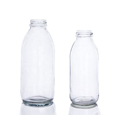 300ml / 500ml Botellas de Vidrio Clear Breast Juice Glass Milk Storage Bottle with Screw Cap 