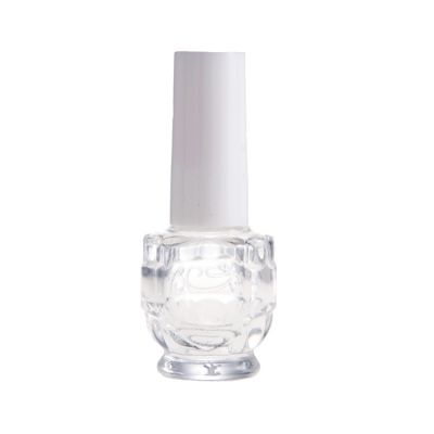 Cosmetic Empty Nail Polish Bottle 6ml uv gel Clear Glass Nail Bottle 