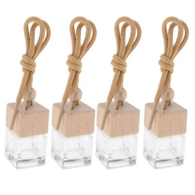 6ml Empty Car Hanging Perfume Aromatherapy Bottle Diffuser Air Fresher Ornament Vials 