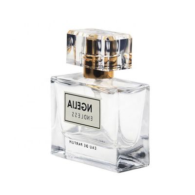 High Quality Square Glass Perfume Bottle 30ml Perfume Atomizer Spray Bottles 