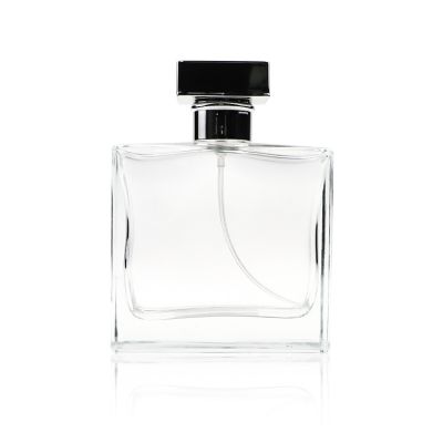 Custom Design New High Quality Empty 100ml Square Perfume Bottle 