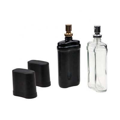 100ml Cosmetic Square Spray Perfume Glass Bottle 100 ml Special Design Perfume Bottle With Sprayer 