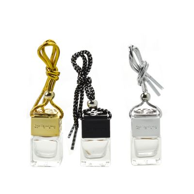 7ml square hanging car diffuser glass bottle