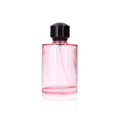 Glass spray atomizer bottle 120ml glass perfume bottle with black plastic spray pump 