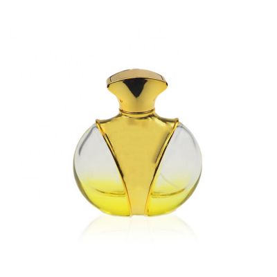 Unique Oblate Gorgeous Golden Authentic Perfume Bottle 85 ml 