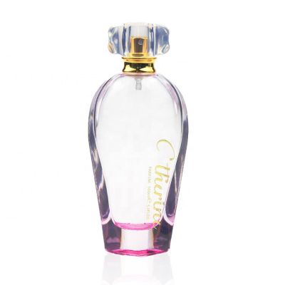 100ml Spray Pump Oval Thick Bottom Perfume Glass Bottle 