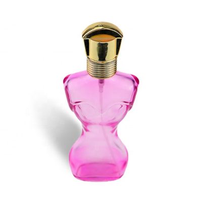 70ml Pink Parfum Bottles Shaped Like Women Body Manufacturer Made In China 