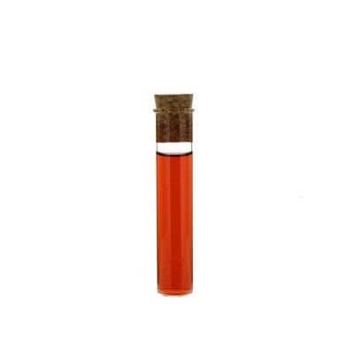 Clear 2*10cm Test Glass perfume tube with wooden cork 