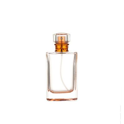 50ml square empty bottle perfume with pump sprayer custom logo 