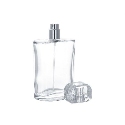 100ml hot design clear glass flacon perfume bottle 