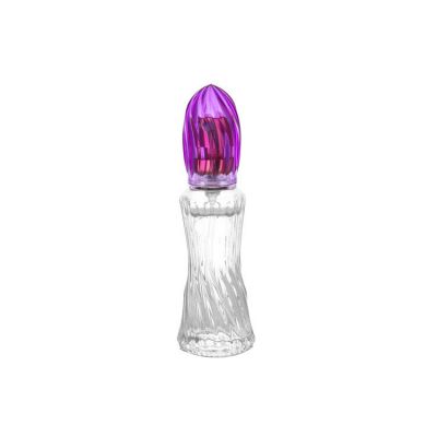 15 ml clear glass decal perfume bottles 