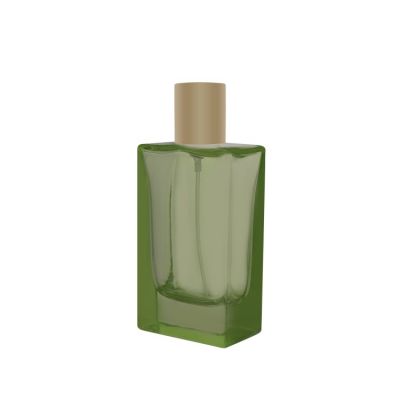 Green 50ml empty perfume spray bottle glass packaging 