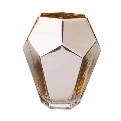 handmade table small centerpieces mercury gold wedding flower glass vase