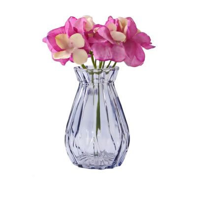 20cm Tall Custom Machine Made Color Home Decor Flower Glass Vase