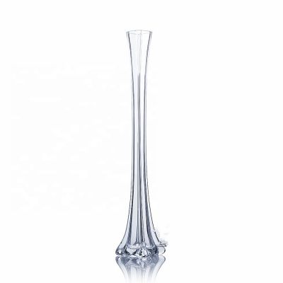 20 inch Eiffel Tower Wedding Glass Vases for Wedding Party Banquet Events Centerpiece Decoration Flower Vase 