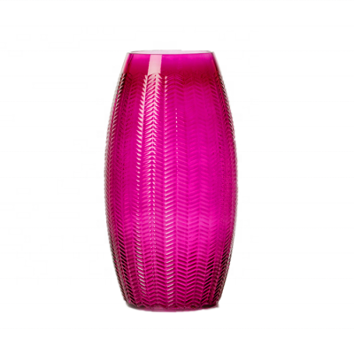 Wholesale Home Decoration Solid Color glass Vase For Wedding 