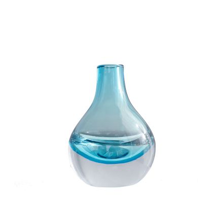 New Environmentally Friendly Non-toxic Home Decoration Color Simple Super Thick Water Crystal Clear Glass Flower Vase
