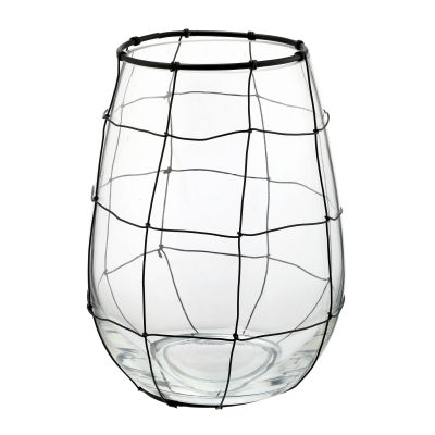 Wholesale Modern Design Home Decorative Round Glass Vase