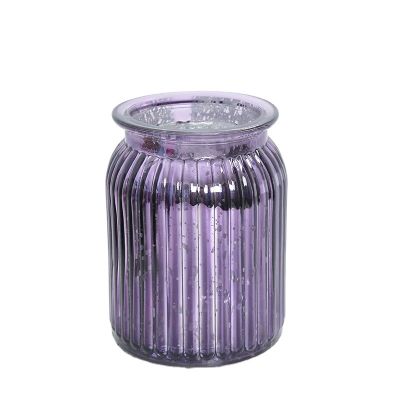 wholesale cheap colour handmade glass vase for flower