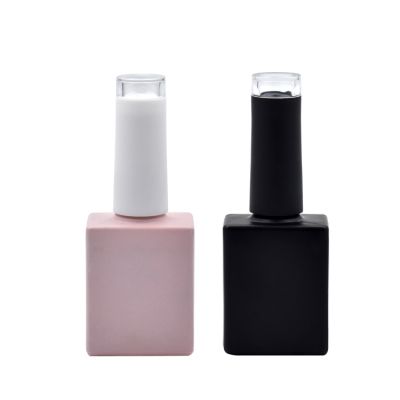 empty 10ml square glass bottle gel nail polish