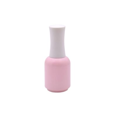 15ml pink 3 layers printing gel nail polish glass bottle for uv gel nail polish 