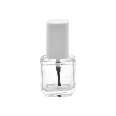 custom made nail polish glass bottle free sample hot stamping empty nail polish bottle with brush