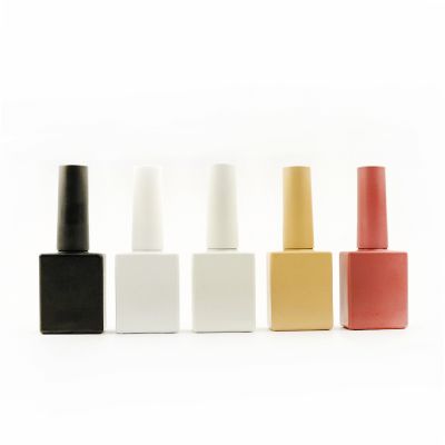 Manufacturers direct sales of new types of various specifications nail polish bottle glass empty bottle with cap brush wholesale
