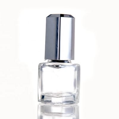 Wholesale new product 5ml 7ml 9ml 10ml 11ml 13ml 14ml 17ml clear matte black nail polish glass bottle in stock 