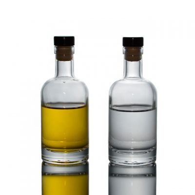In stock empty 100ML vodka glass bottles with cork