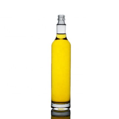 375ML high quality glass bottle suppliers_customise vokda/spirit bottle 