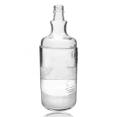 1000ml clear glass bottle for wine whisky brandy vodka liquor 