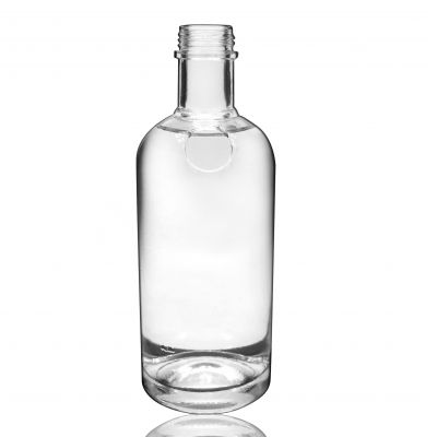 Wholesale design glass bottle 500ml Flint crystal glass bottle vodka whisky Tequila bubble bottle 