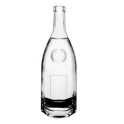 high quality vodka whisky glass bottle 700ml customizable logo
