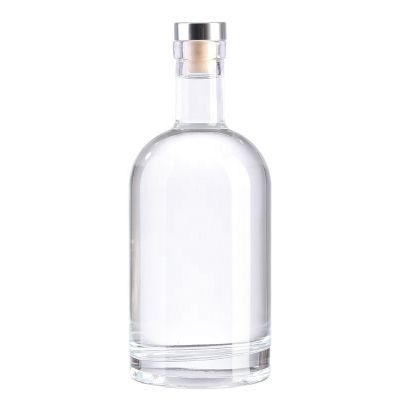 glass bottle for whiskey custom cork 375ml 500ml 750ml 1000ml liquor empty whiskey glass bottle 