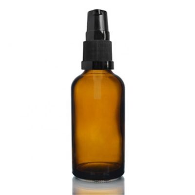 50ml amber refillable essential oil bottle with plastic sprayer for Liquid Fragrance Lot