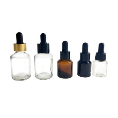 10ml Clear Medicine liquor Storage Glass Euro Bottle With Screw Top Lid 