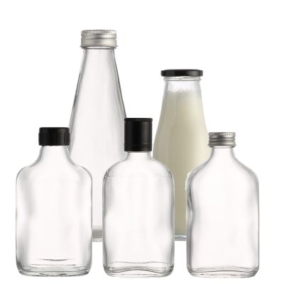 200ml 250ml 500ml glass beverage bottles wholesale empty juice bottles