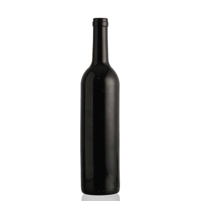 Wholesale china factory manufacturer 25oz custom empty 750 ml glass bottles wine with cork