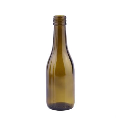 Wine Bordeaux Burgundy Tiny 187ml Glass Wine Bottle With Screw lids 