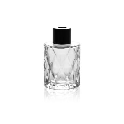 60ml Embossed Aroma Diffuser Glass Bottle 