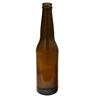 240mm 330ml Round Brown Color Beer Glass Bottle 