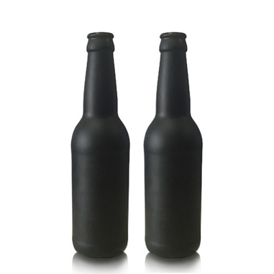 Wholesale 330ml black glass spray bottles