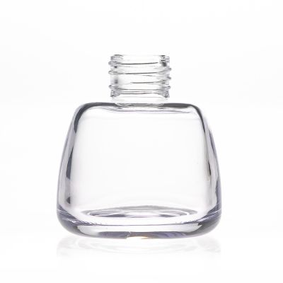Custom 100ml Clear Perfume Bottle Screw Mouth Glass Diffuser Bottle