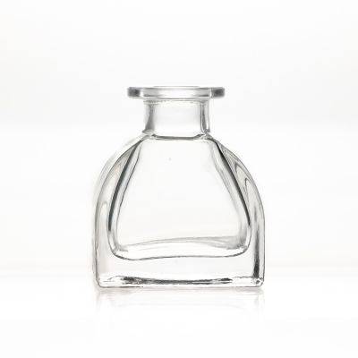 50ML Fancy Clear Empty Glass Reed Diffuser Bottle With Rattan Sticks