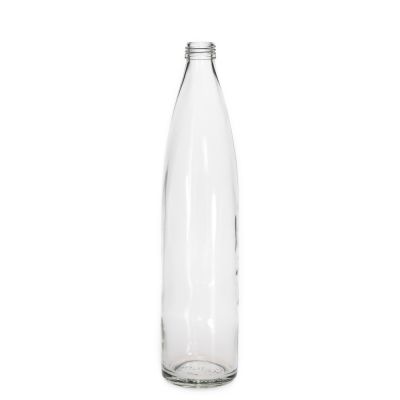 Accept Hot Stamping Empty Vodka Glass Bottle 620ML Transparent Whisky Bottle 