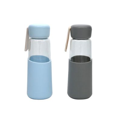 Summer glass cup drop-proof anti-scalding cup set cute student couple Korean style