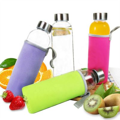 500ml Best Quality Customized Printing Glass Bottle For Water Drinking 