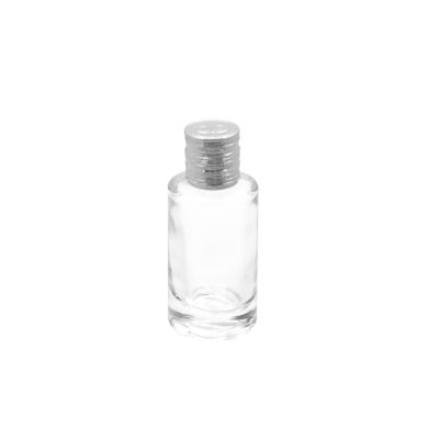high quality 30ml cylindrical empty transparent sprayer mist perfume oil glass bottle for perfume packaging 